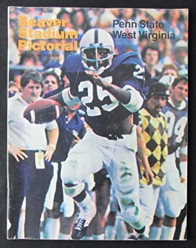 1981 פן סטייט מול תכנית משחק כדורגל במכללת וירג'יניה במערב וירג'יניה 10/24 - תכניות מכללות