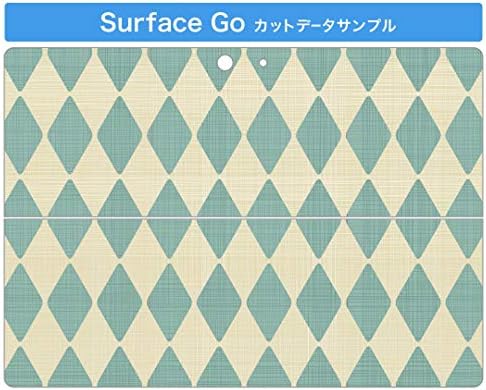 כיסוי מדבקות Igsticker עבור Microsoft Surface Go/Go 2 אולטרה דק מגן מדבקת גוף עורות 000234 עיצוב Rhombus