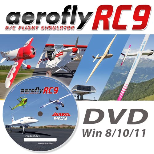 סימולטור טיסה של Aerofly RC9 ב- DVD