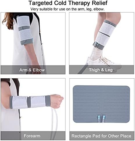 קר טיפול מכונה, קריותרפיה להקפיא ערכת, נייד קרח טיפול זרימת מערכת עבור זרוע, רגל, זרוע, מרפק, ירך, כאב הקלה, לאחר ניתוח