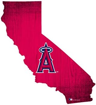MLB יוסטון אסטרוס יוניסקס לוס אנג'לס המלאכים הצוותים לוגו לוגו שלט גזרת מדינה, צבע צוות, גודל אחד